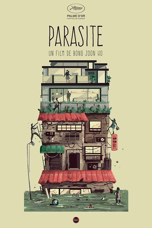 Al alternative, illustrated poster for Parasite